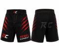 Tiger Claw MMA Shorts Black/Red - DROP 001